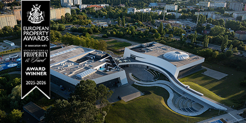 European Property Awards 2025-2026 - Best in Poland | "Best in Poland" - Fabryka Wody w Szczecinie najlepszym obiektem w Polsce. Kategoria: Leisure Development